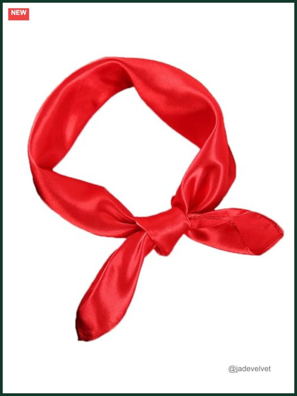 Chiffon Silk Square Scarf Retro Ribbon Neck Scarf Women